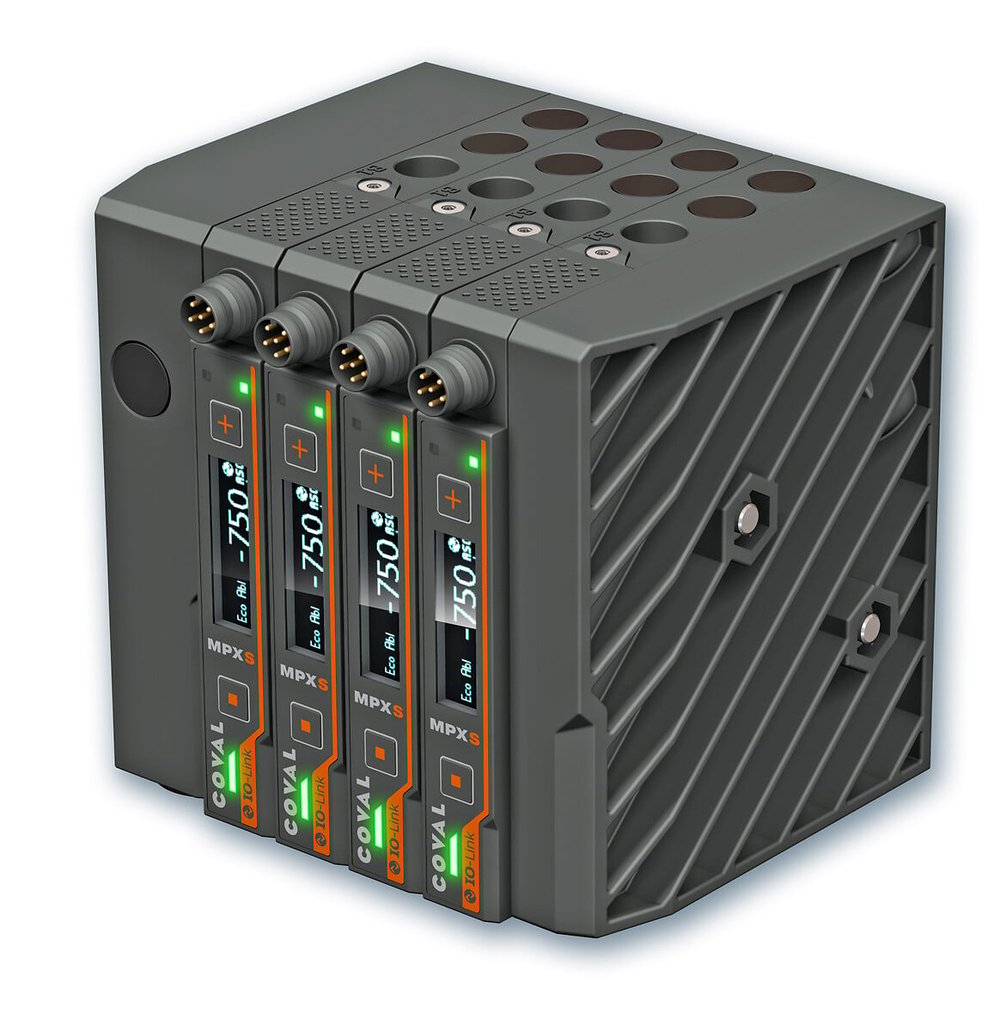 Controlled Communicating Micro Vacuum Pumps, MPXS Series – Kontrollierte kommunizierende Mikrovakuumpumpen, MPXS Serie von Coval