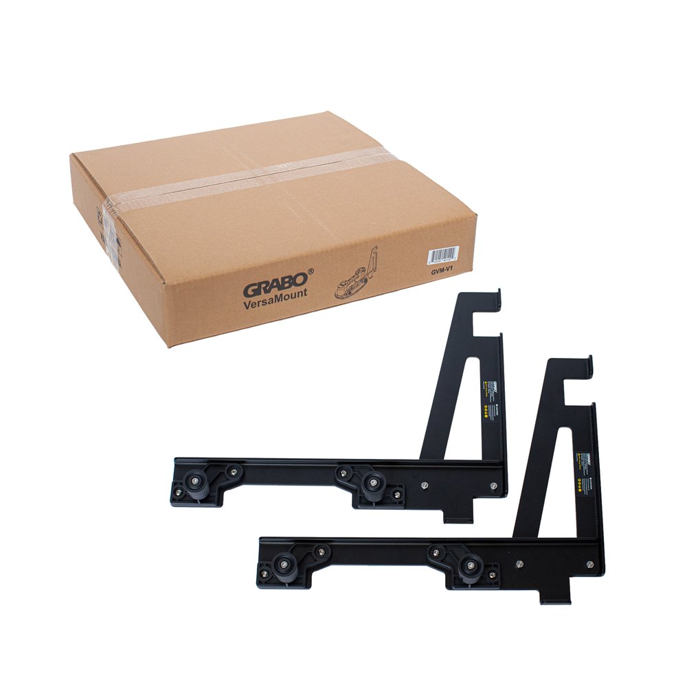 GRABO VersaMount Hands Free Wall and Shelf Mount, Wand- und Regalmontageplattform, freihändig von GRABO