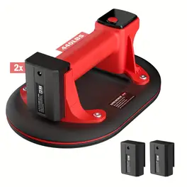 Electric Suction Cup Lifter, 10 inch, 200 kg, Handgeführter Akku-Vakuumheber, runder Saugnapf, 10 Zoll (254 mm), 200 kg von White-label (retail)