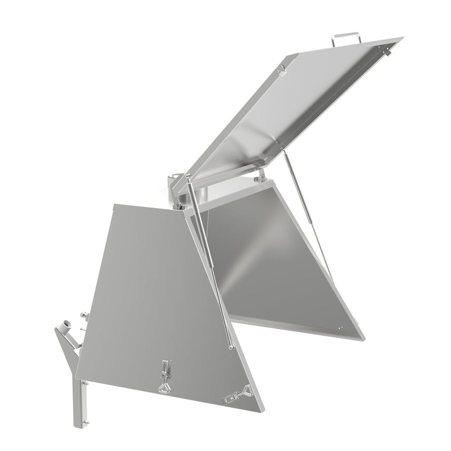 Hood for bag dump station – Zubringstellen - Materialhandling optimieren von Piab