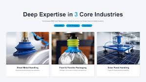 High-Speed Packaging Handling Industrial Robot (EOAT) Vakuum-Gripster – Roboter-End-of-Arm-Werkzeuge / integriert Gripster von Suzhou Keshuosi / SOVE