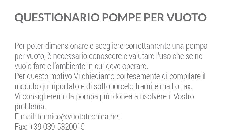 Ventose – Katalog/Ressourcenseite von Vuototecnica