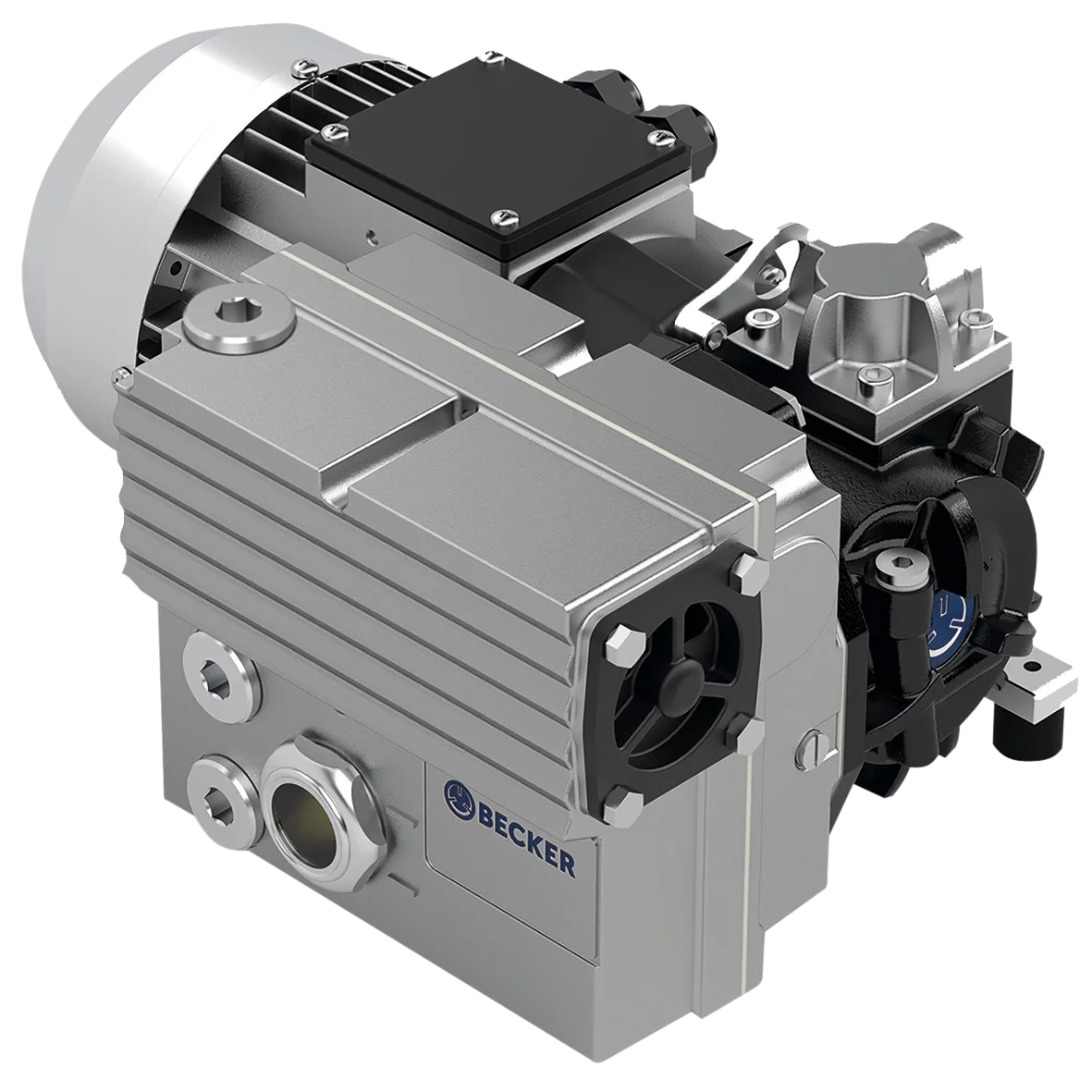 Rotary vane pump oil-lubricated, 10 m³/h, 1-phase, Becker O5.10/0-00, – Ölgeschmierte Drehschieberpumpen 10 m h becker o5 10 von FIPA