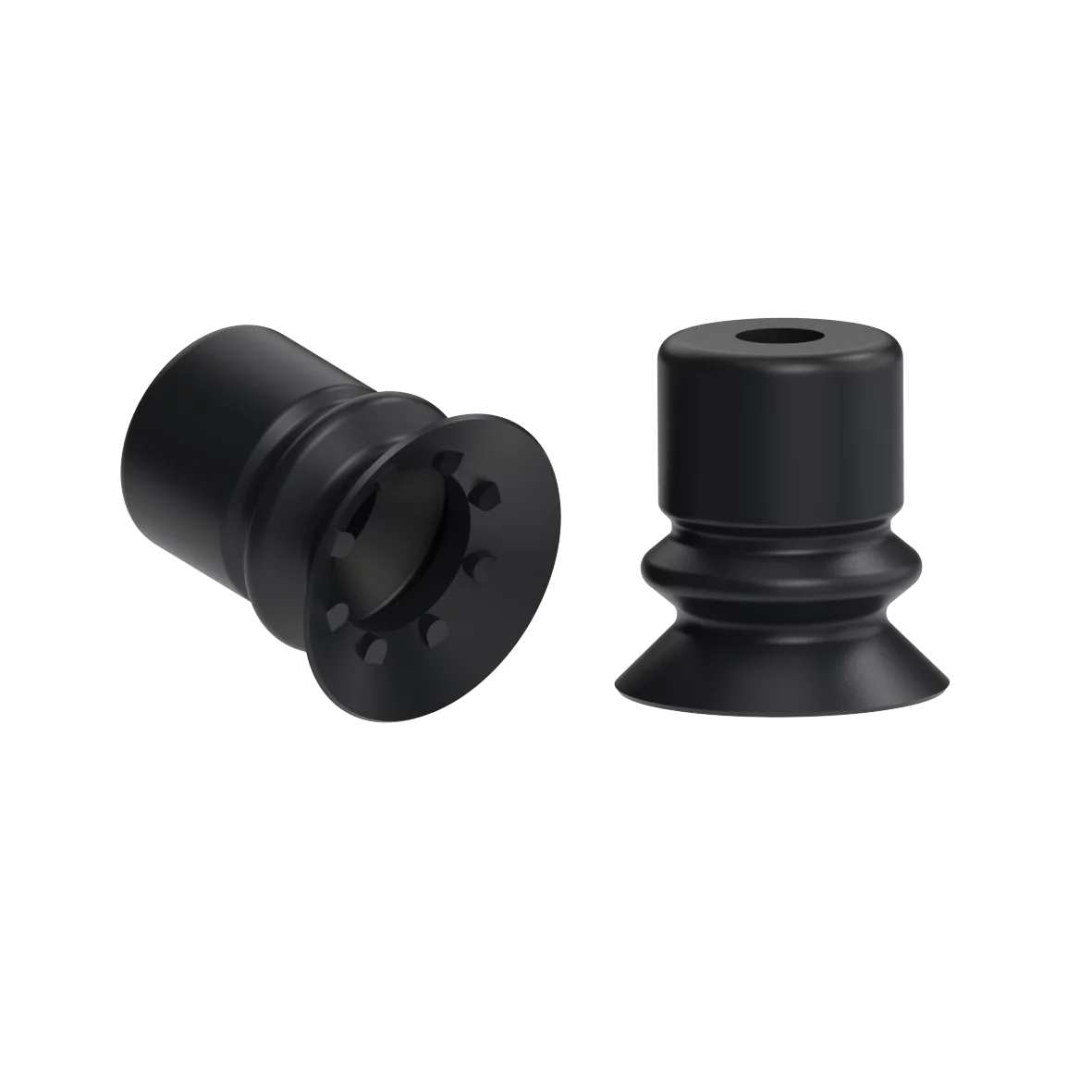 Bellows vacuum cup diam. 15 mm (1.5 bellows) NBR black – Balg Vakuumbecher sbf eine flexible Lippe 15mm 1___5balg von FIPA