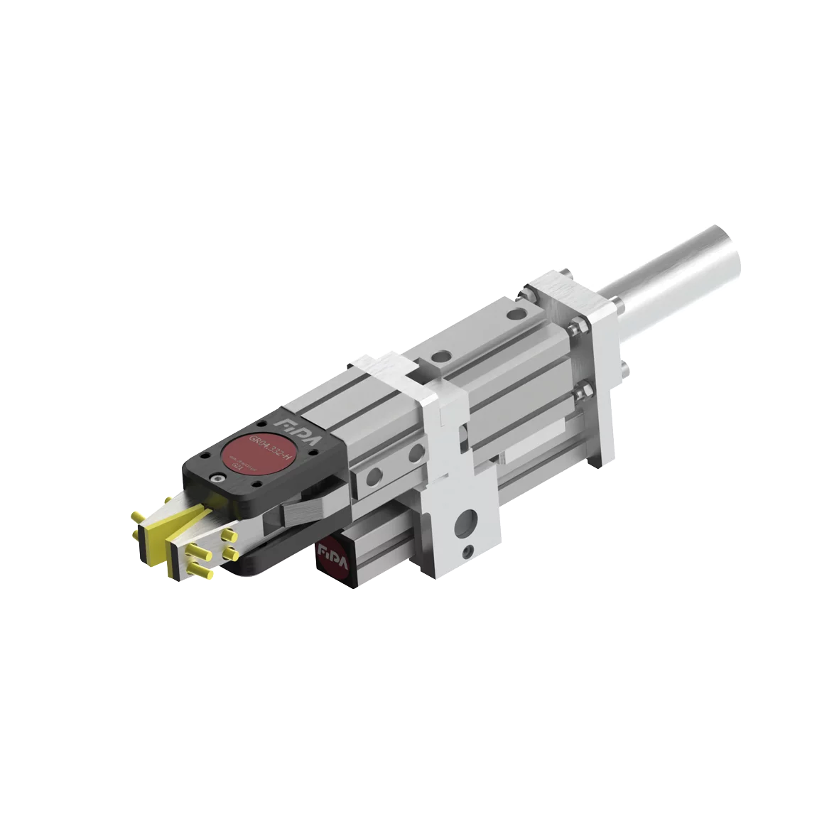 Series 332 power gripper, single stroke, 30 mm HNBR pad, without sensor, Serie 332 Leistung Greifer mit doppeltem Hub von FIPA