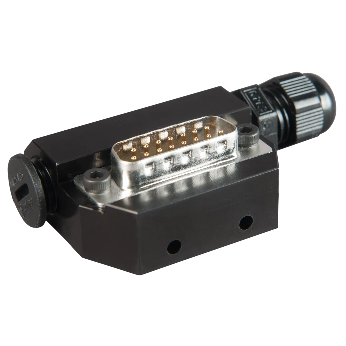 Electronic plug-in connector for SR90-B. SR150-B, incl. SUB-D plug, 15 PIN, male (gripster) – Elektrische Steckverbinder für sr50 sr90 und sr150 von FIPA