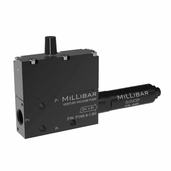 P14X Vakuum-Gripster – Katalog/Ressourcenseite von Millibar